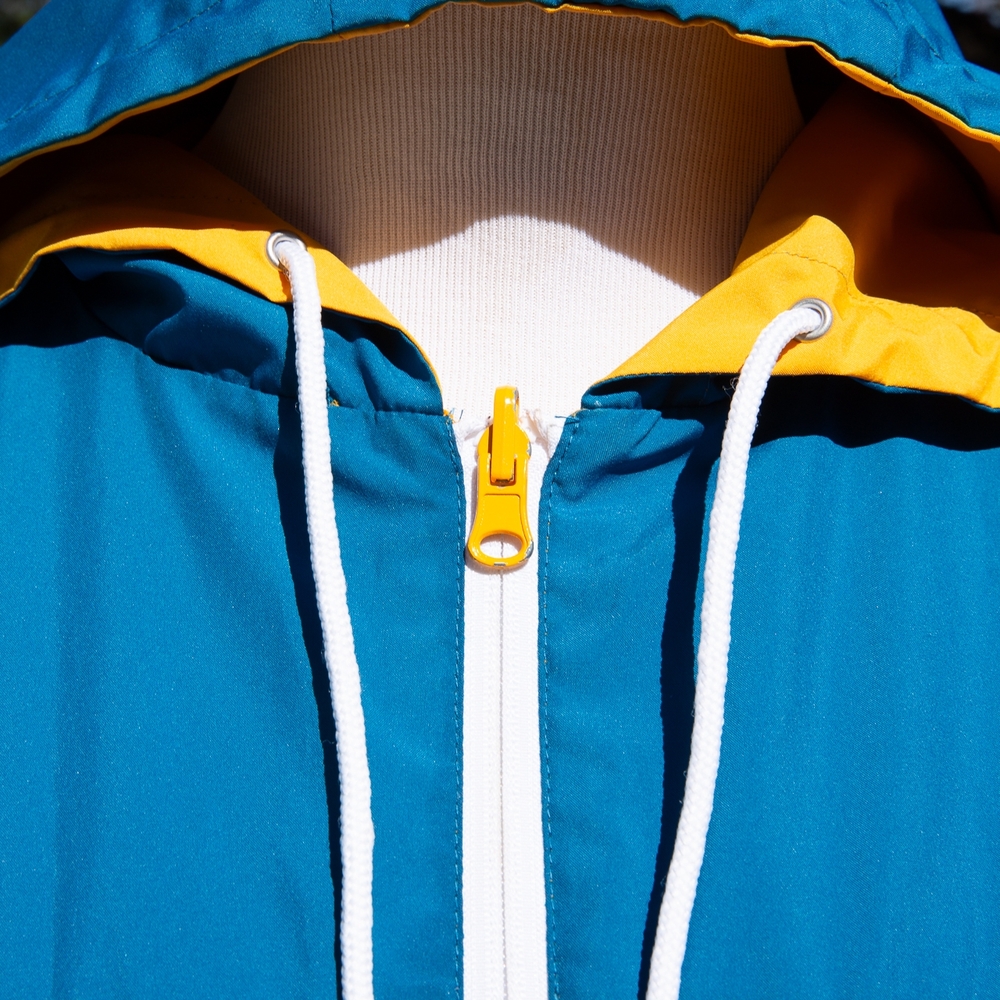 VGC VANS Colorful Zipper Hooded Windbreaker Jacket, Medium - Picture 9 of 9